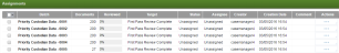 Assignments Page